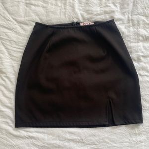 Verge Girl Black mini skirt